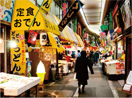 旦过市场和鸟町食堂街